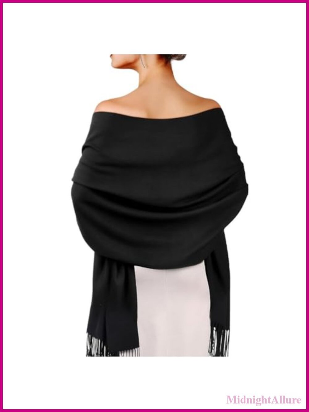 Pashmina Shawl Wrap Cashmere Feel Blanket Scarf for Women Evening Wedding